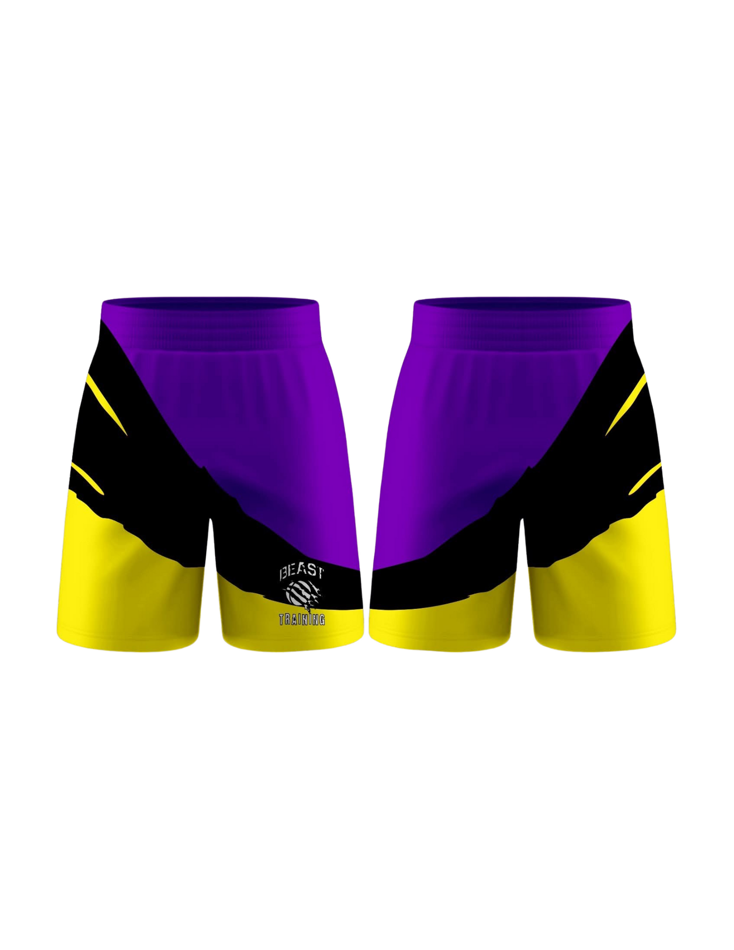 Beast Training Color Wave Shorts - Purple