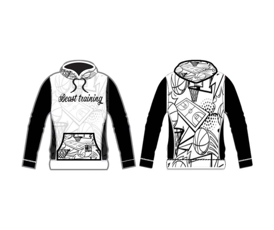 Black & White Hoodie