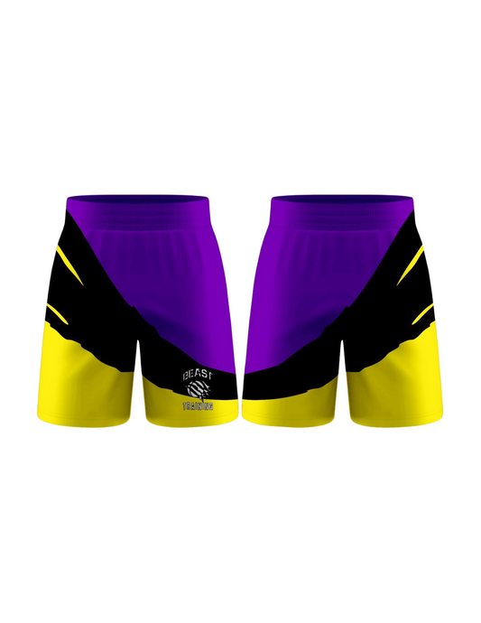 Beast Training Color Wave Shorts - Purple