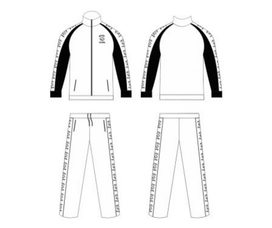 Beast Training Zip Tracksuit White